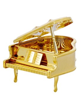 24K GOLD PLATED PIANO